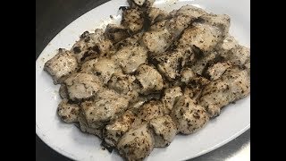 How To Make Lebanese Shish Tawook Chicken Kebab [upl. by Anirod]