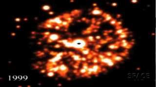 BlownUp Star Seen Expanding  58 Year TimeLapse Video [upl. by Ihskaneem]