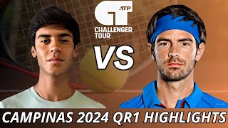 Rodrigo Pacheco Mendez vs Gastão Elias  Campinas 2024 QR1  Highlights [upl. by Aienahs]