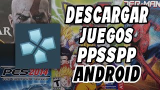 🎮Top 5 MEJORES JUEGOS Para EMULADOR PPSSPP ANDROID 2024😎👌 [upl. by Ahsilahs671]