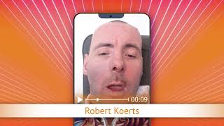 TV Oranje app videoboodschap  Robert Koerts [upl. by Scheck]