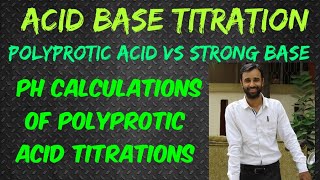 Acidbase titration  Polyprotic Acid vs Strong Base Titration  L7 [upl. by Gardell]