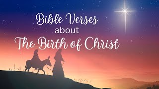 Bible Verses  Birth of Jesus Christ  Nativity of the Messiah [upl. by Cindee]