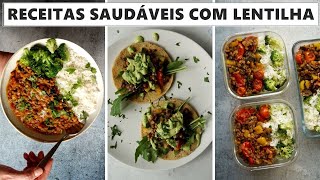 Prepare almoçosjantares incríveis sem carne com lentilhas saudáveis e simples [upl. by Waite492]