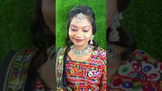 trendingvideo makeup hairstyle navratrimakeup [upl. by Ivatts]