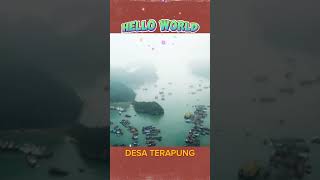 DESA TERAPUNG 🌎🛶 shorts youtubeshorts shortvideo short learning trending nature explore [upl. by Matheson]