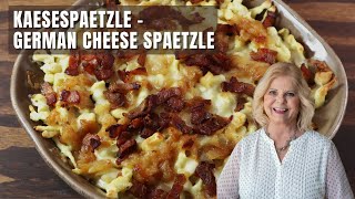 How to make Kaesespaetzle – German Cheese Spaetzle [upl. by Seuqirdor]