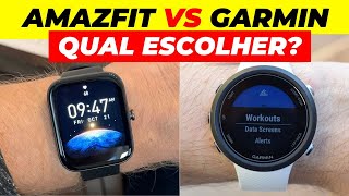 AMAZFIT X GARMIN Qual Devo Escolher [upl. by Anhcar]