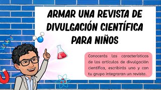 Revista de divulgación científica Parte 1 TERCER GRADO [upl. by Aener]