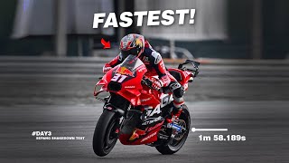 Fastest Acosta 2024 Sepang MotoGP Shakedown Test Result Day3  MotoGP 2024 [upl. by Llerroj475]