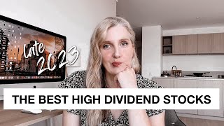 The Best HIGH YIELD Dividend Stocks late 2023  Australia ASX [upl. by Trix507]