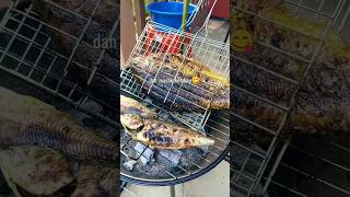 Ikan kelabau bakar spesial💖hasil suami mancing💖 kelabau ikanbakar kelabaubakar cooking shorts [upl. by Itnaihc987]