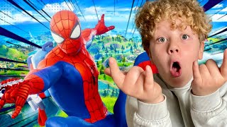 Spiderman ONLY CHALENGE in fortnite new UPDATE [upl. by Mailli891]