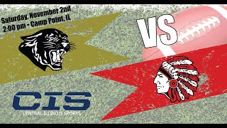 Camp Point Central vs Nokomis  IHSA Football [upl. by Leinoto992]