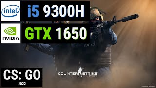 Core i5 9300H  GTX 1650  CS GO [upl. by Debee]