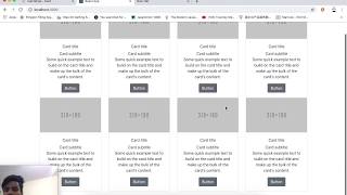 Reactstrap 02 Bootstrap Set the cards and designing [upl. by Zzaj]
