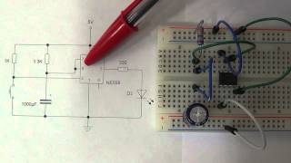 Ensamble de Circuito Monoestable con 555 [upl. by Emlyn]