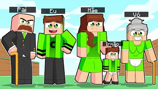 ACHEI A FAMÍLIA DO CADRES NO MINECRAFT [upl. by Niajneb]