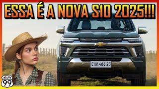 FOI REVELADA A NOVA CHEVROLET S10 2025 MAIS DO MESMO [upl. by Finkelstein864]