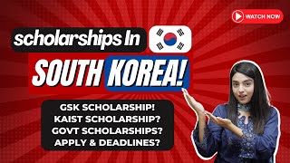 Free 100 Scholarships In South Korea For Pakistani Students  GKS Scholarship Study In Korea [upl. by Medarda]