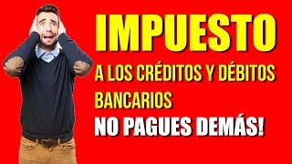 IMPUESTO A LOS DÉBITOS Y CRÉDITOS Impuesto al Cheque Argentina 2019  Emprender Simple [upl. by Dowdell]