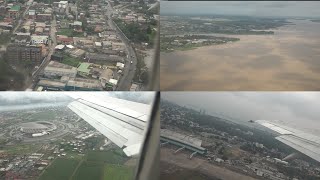 Superbes vues aériennes des capitales africaines Brazzaville Libreville Abidjan Bamako et Dakar [upl. by Dielu]