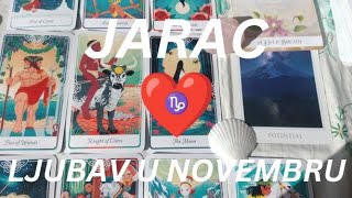 JARAC ♑ Luda ljubav 💞🍀✨ LJUBAV U NOVEMBRU TAROT [upl. by Ahgiel]