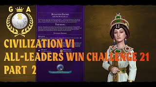 Civilization VI All Leaders Win Challenge 21 Byzantine Empire Theodora Part 02 civilization6 [upl. by Devinne]