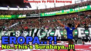 MerindingAtmosfer 50 ribu Bonek mendukung Persebaya di Stadion GBT vs PSIS Semarang [upl. by Geis]