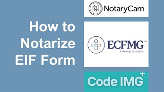 How to Notarize your EIF Epic Identification Form Form by Notarycam 2024 [upl. by Azaria]