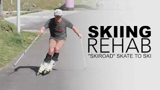 Skateski REHAB 2021 SKIING TRAINING REILLY MCGLASHAN [upl. by Aierb281]