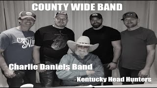 County Wide Band wThe Kentucky Headhunters amp The Charlie Daniels Band [upl. by Calvano]