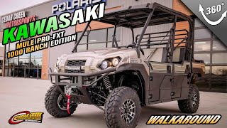 Walkaround  2024 Kawasaki Mule PROFXT™ 1000 LE Ranch Edition [upl. by Oznola210]