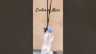 Center of Mass physics experiment rotationalmotion center centerofmass household science yt [upl. by Fradin]