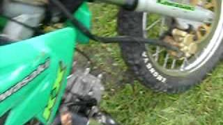 Cross Dirt Bikie 110cc Kawasaki [upl. by Colson742]