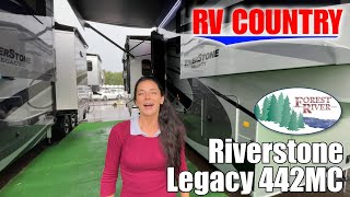 Forest River RVRiverstone Legacy442MC  by RV Country of Fresno CA Mesa AZ Fife WA Mt Vernon W [upl. by Nahsyar717]