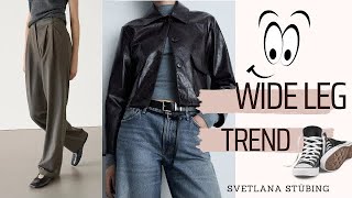 WIDELEGHOSEN UND JEANS kombinieren  Trend 2024  Moderne Looks entdecken fashion trend outfit [upl. by Halik]