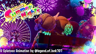 Summer Nights 🐙🏖️🎡  A Splatoon Animation [upl. by Sparkie]