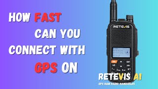 How Quick The RETEVIS A1 Connect with GPS  Ham Radio  GPS Radio [upl. by Myrwyn250]