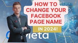 Facebook Page Name Change Tutorial Updated 2024  HOW TO CHANGE FACEBOOK PAGE NAME [upl. by Pardew]