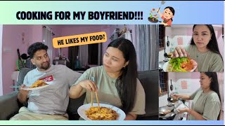 Cooking for my Indian boyfriend 👩‍🍳 tibetanvlogger bangalore hindivlog mukbang [upl. by Sileray887]