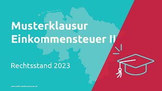 Einkommensteuer II  2024 Prüfungsvorbereitung Steuerfachangestellte [upl. by Owen]