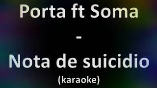 Nota de suicidio karaoke [upl. by Narual]