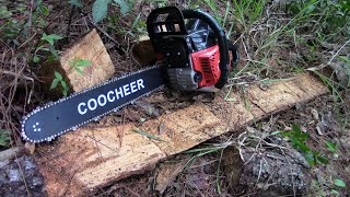 KGK  Coocheer 20quot chainsaw review and cutting footage Nice [upl. by Mirth]