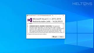 How to Download and Install Visual Studio C 2019 Redistributable for OBS Studio [upl. by Bahr34]