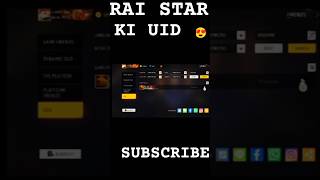 Raistar ki UID raistarfreefire totalgaming [upl. by Sanfo]