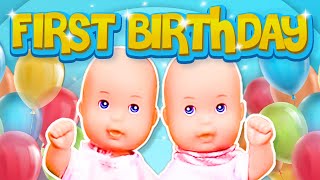 Barbie  The Twins First Birthday  Ep47 [upl. by Connelley]