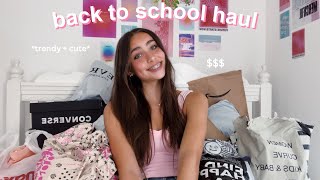 back to school clothing tryon haul trendy  cute [upl. by Ernst]