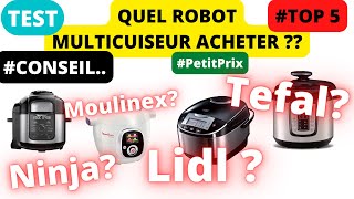 Comment Choisir un Robot Multicuiseur  TOP 5 des Meilleurs Moulinex COOKEO LIDL SILVERCREST Ninja [upl. by Dlonyar]