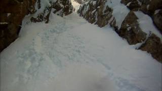 Terminal Cancer Couloir Ski Descent [upl. by Adiaroz]